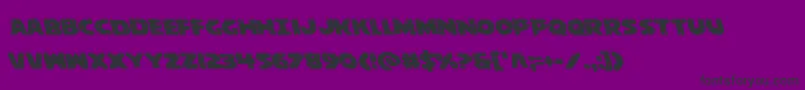 behemuthleft Font – Black Fonts on Purple Background