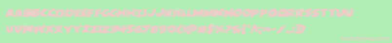 behemuthrotal Font – Pink Fonts on Green Background