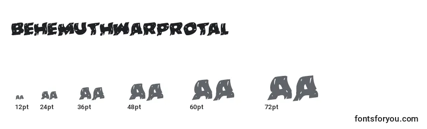 Behemuthwarprotal Font Sizes