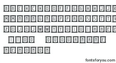 BeholderCapitals font – creole Fonts
