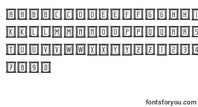 BeholderCapitals font – Fonts For Signage