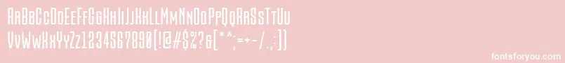 Being Love Sans Font by 7NTypes Font – White Fonts on Pink Background