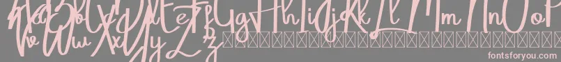 Belatoni Font – Pink Fonts on Gray Background