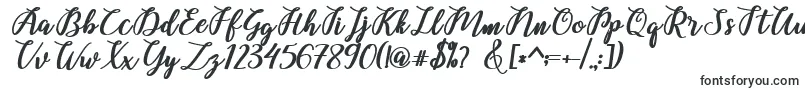 Шрифт Belinda Script – шрифты для подписи