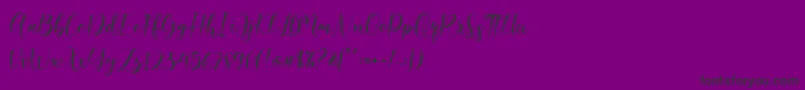 More about Belista Font Belista Font – Black Fonts on Purple Background