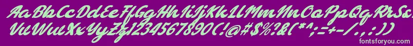 fuente bellagia – Fuentes Verdes Sobre Fondo Morado