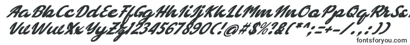 Шрифт bellagia – шрифты краской