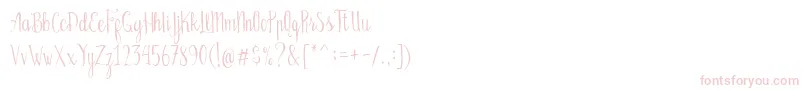 Bellanie Script Free Demo Font – Pink Fonts