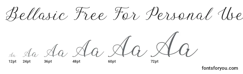 Bellasic Free For Personal Use Font Sizes