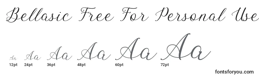 Bellasic Free For Personal Use (121014) Font Sizes