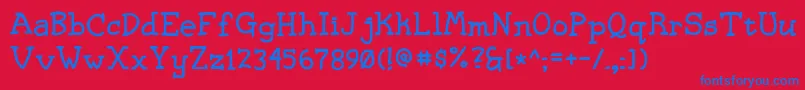 Подробнее о шрифте NvscriptUci Шрифт NvscriptUci – синие шрифты на красном фоне