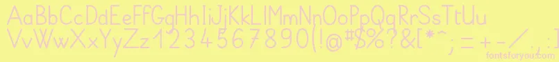 Más sobre la fuente BelleAllureScript2i Gros fuente BelleAllureScript2i Gros – Fuentes Rosadas Sobre Fondo Amarillo