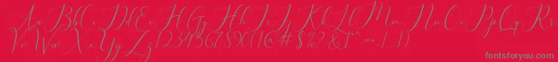 fuente bellisa – Fuentes Grises Sobre Fondo Rojo