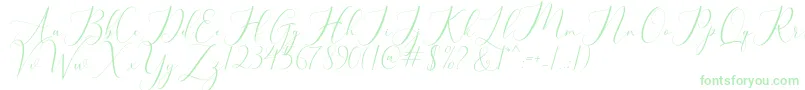 Weitere Informationen zur bellisa-Schriftart bellisa-Schriftart – Grüne Schriften