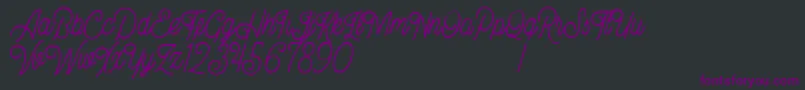 Weitere Informationen zur Bellonion DEMO-Schriftart Bellonion DEMO-Schriftart – Violette Schriften auf schwarzem Hintergrund