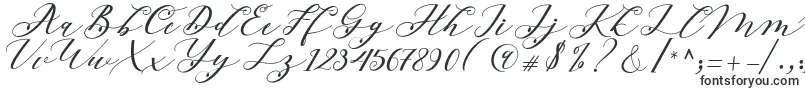 Czcionka Beloved Script – czcionki kaligraficzne