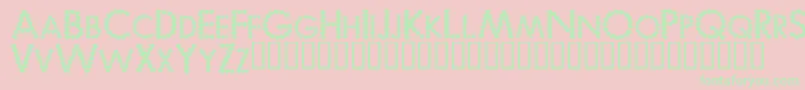 BEMYV    Font – Green Fonts on Pink Background