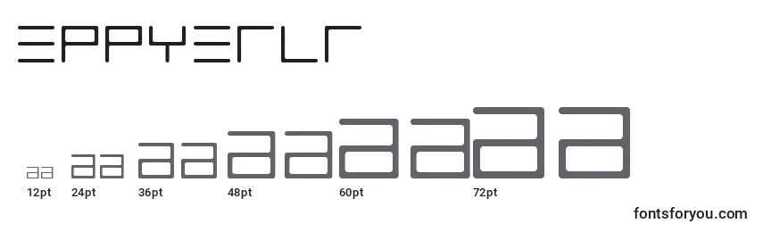 Eppyerlr Font Sizes