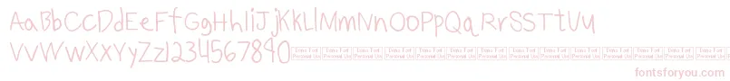 Benjammin Demo Font – Pink Fonts on White Background