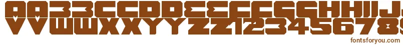 Шрифт Benny Benasi Font Remake – коричневые шрифты