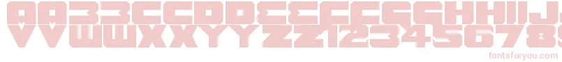 Шрифт Benny Benasi Font Remake – розовые шрифты на белом фоне
