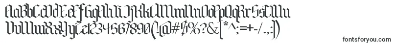Шрифт BenschGothic – готические шрифты