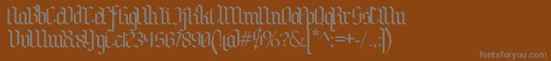 Подробнее о шрифте BenschGothic Шрифт BenschGothic – серые шрифты на коричневом фоне