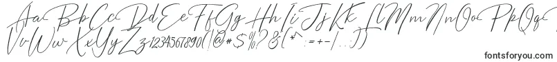 Шрифт Bentosa – рукописные шрифты
