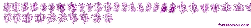 Cherubimcaps-fontti – violetit fontit