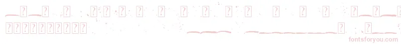フォントBeranak Swashes – ピンクのフォント