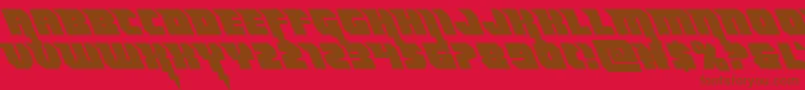 Saiba mais sobre a fonte Thundertitanleft Fonte Thundertitanleft – fontes marrons em um fundo vermelho
