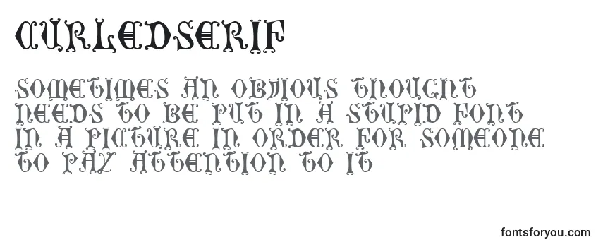 CurledSerif Font