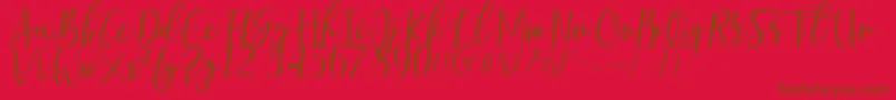Подробнее о шрифте Berhilda Шрифт Berhilda – коричневые шрифты на красном фоне