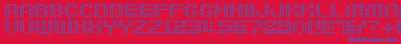 berirg   Font – Blue Fonts on Red Background