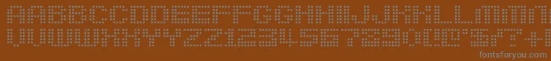 berirg   Font – Gray Fonts on Brown Background