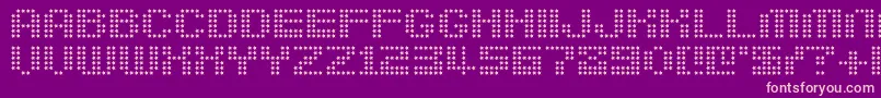 berirg   Font – Pink Fonts on Purple Background