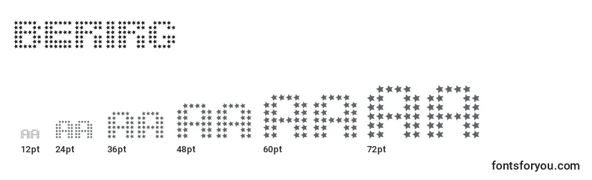 Berirg   (121105) Font Sizes