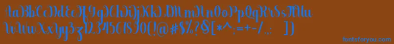 More about berkarya Font berkarya Font – Blue Fonts on Brown Background