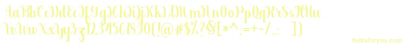 berkarya Font – Yellow Fonts