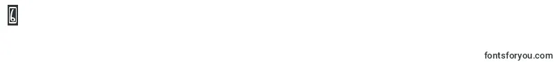 DjbRansomNoteClipped-Schriftart – Schriften für die Ziffer 6