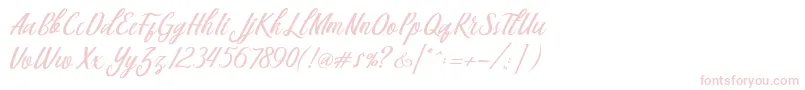 Fonte Berlin Script – fontes cor-de-rosa