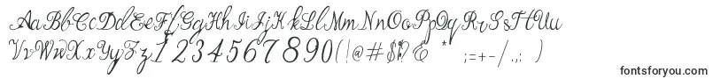 Шрифт Bernadine Script – шрифты для подписи
