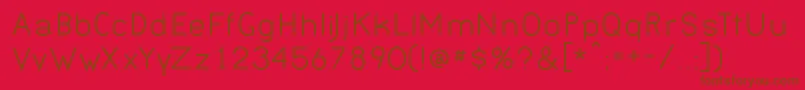BERNN    Font – Brown Fonts on Red Background