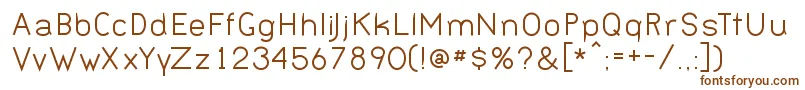 BERNN    Font – Brown Fonts on White Background