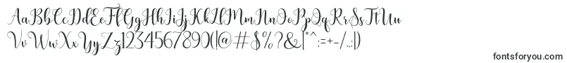 Шрифт bertilda – рукописные шрифты