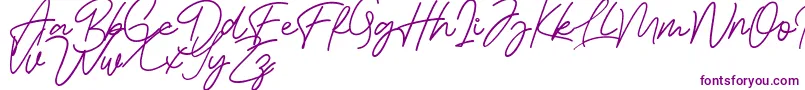 Bessita Handwriting Free-Schriftart – Violette Schriften