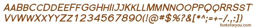 SfflorencesansscBolditalic Font – Brown Fonts