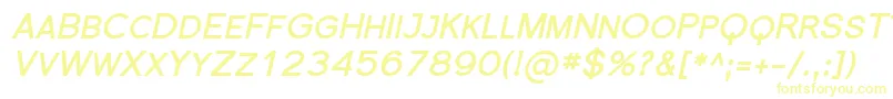 SfflorencesansscBolditalic Font – Yellow Fonts