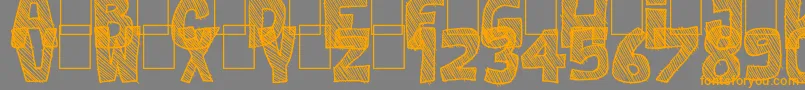 Шрифт Best Prices – оранжевые шрифты на сером фоне