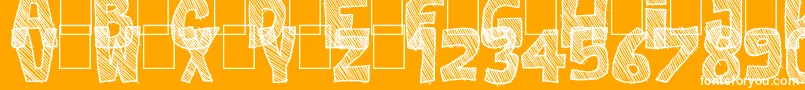 Best Prices Font – White Fonts on Orange Background